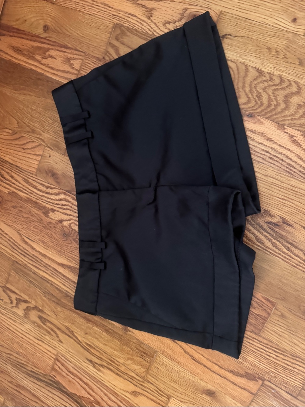 Black Women's Satin Dress Shorts